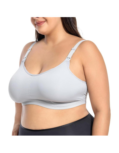 Sostén de Lactancia Talla Grande con Almohadillas Integradas
