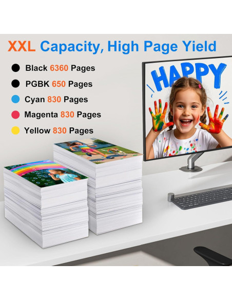 Cartuchos de Tinta Gewoen PGI-280 CLI-281 XXL Compatible - 5 Piezas