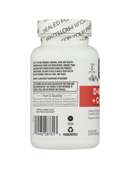 D-Mannosa con Arándano 365 Whole Foods 90 Cápsulas