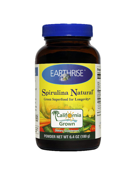 Polvo de Espirulina Earthrise 180g - Superalimento Natural