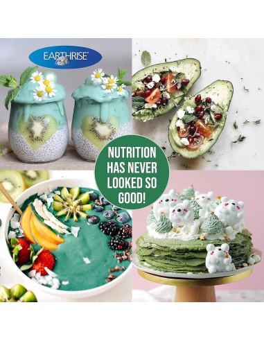 Polvo de Espirulina Earthrise 180g - Superalimento Natural