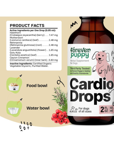 Gotas Cardio Forever Puppy 59 ml - Suplemento para Perros