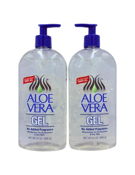 Gel de Aloe Vera Puro Genérico 2 x 710 ml - Hidratante y Calmante