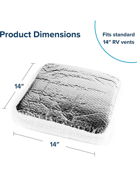 Aislante de Ventilación Camco 35.56 cm x 35.56 cm - 3 Capas