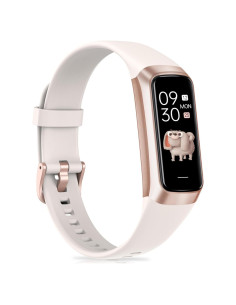 Rastreador de Fitness Moremore con Pantalla AMOLED 1.1" Beige