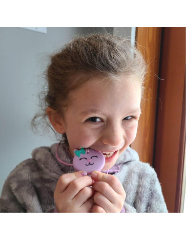 Collar Masticable Munchables - Joyería Sensorial Púrpura