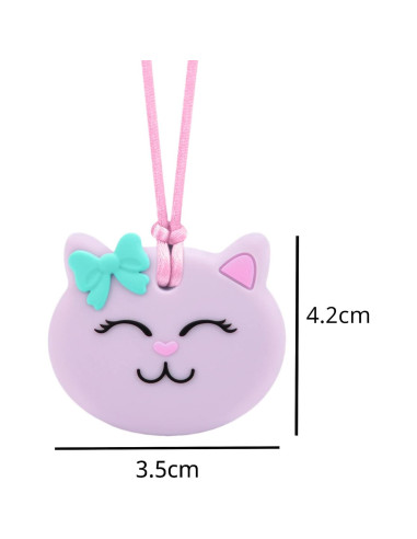 Collar Masticable Munchables - Joyería Sensorial Púrpura