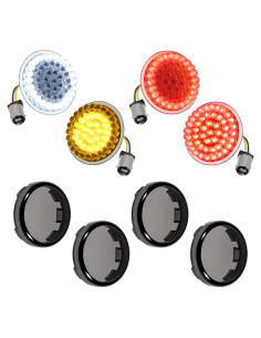 Kit de Señales de Giro LED 1157 Amazicha para Harley