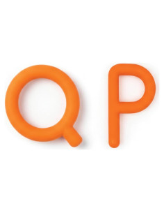 Chewy Tubes P's & Q's - Herramienta de Masticación Segura 20.6cm