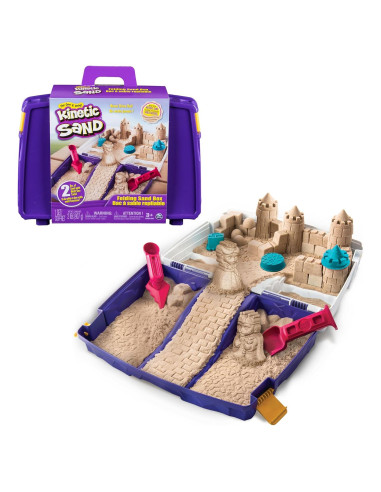 Caja de Arena Plegable Arena Cinética 0.91 kg con 7 Moldes