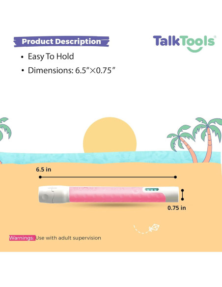 Set de Terapia Sensorial Oral TalkTools - 7 Puntas Sensi Rosa