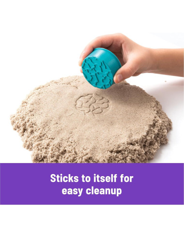 Caja de Arena Plegable Arena Cinética 0.91 kg con 7 Moldes
