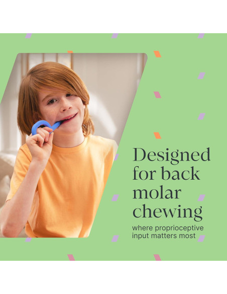 ARK Agarrador Masticable Sensorial Grado Médico Magenta 12.7x5.1cm