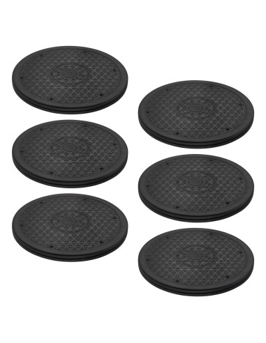 6 Soportes Giratorios de 25cm MUKCHAP para Exhibición 360