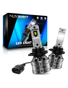 Bombillas de Niebla LED NOVSIGHT H10 13000LM 6500K IP68 - Paquete de 2