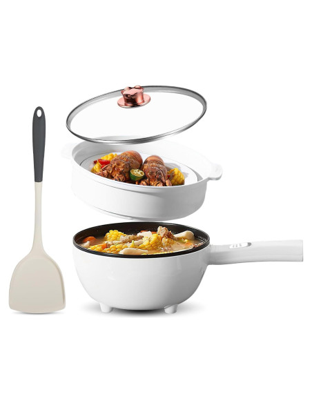 Olla Eléctrica Zorpupoa 3L Antiadherente con Vaporera y Doble Potencia