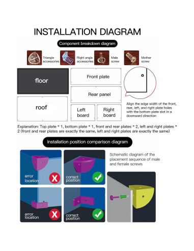 Caja de exhibición acrílica Scoparius 30.48x30.48x40.64 cm