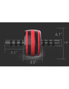 Rueda de Abdominales Dalekana DAB-66, Rodillo Fitness 28.4 cm 2