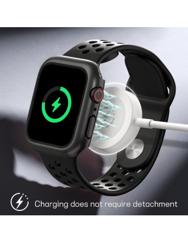 Funda protectora para Apple Watch 45mm Foamia - Negro