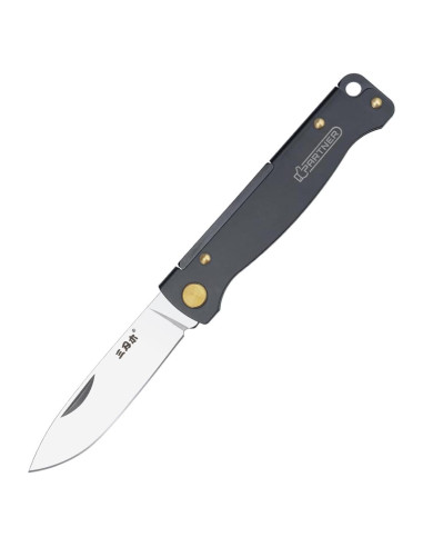 Cuchillo Plegable Sanrenmu PT711 16.8cm Acero 12C27 Negro