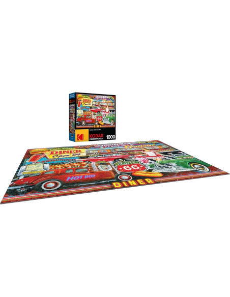 Rompecabezas 1000 Piezas Kodak Premium Diner de los 50