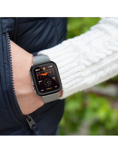 Funda protectora para Apple Watch 45mm Foamia - Negro