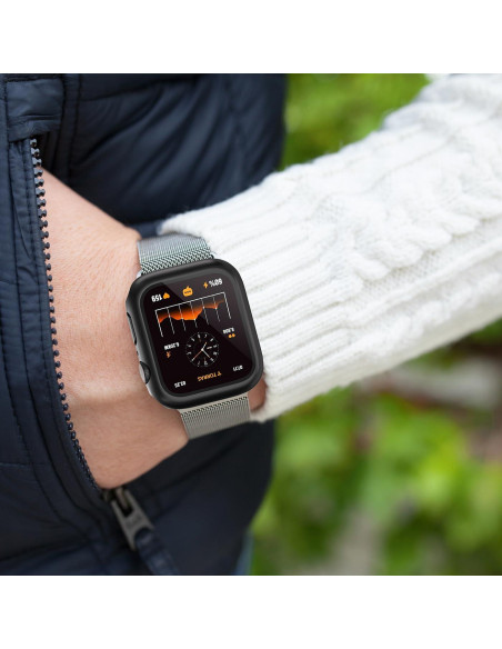 Funda protectora para Apple Watch 45mm Foamia - Negro