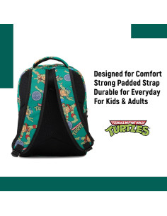 Mochila escolar Tortugas Ninja TMNT - Verde - 20L 2