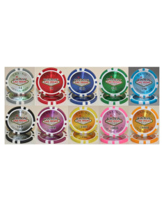 Set de Muestra Fichas de Póker IMG 14g - 10 Fichas de Casino