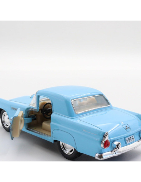 Modelo de Coche Clásico KiNSMART 1955 Ford Thunderbird 1:36 Azul