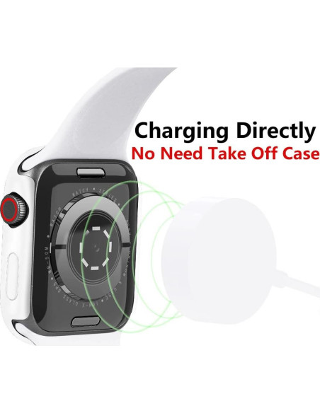 Carcasa Dura HANKN para Apple Watch 44mm - Protector Vidrio Templado