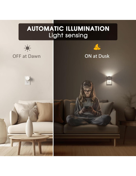 Luz Nocturna Ajustable Briignite 3 Niveles 1W Blanco