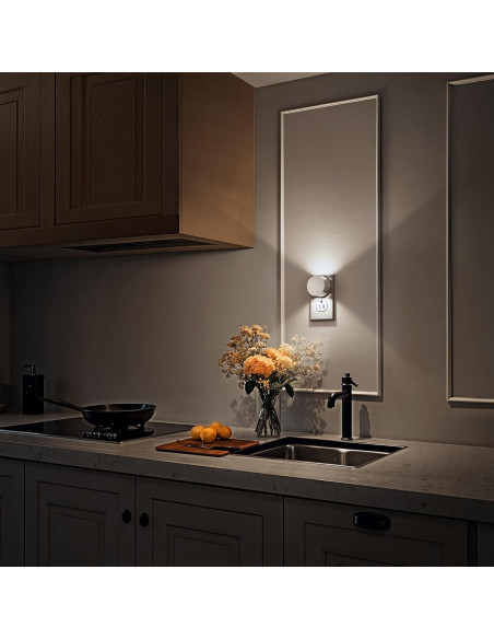 Luz Nocturna Ajustable Briignite 3 Niveles 1W Blanco