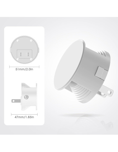 Luz Nocturna Ajustable Briignite 3 Niveles 1W Blanco