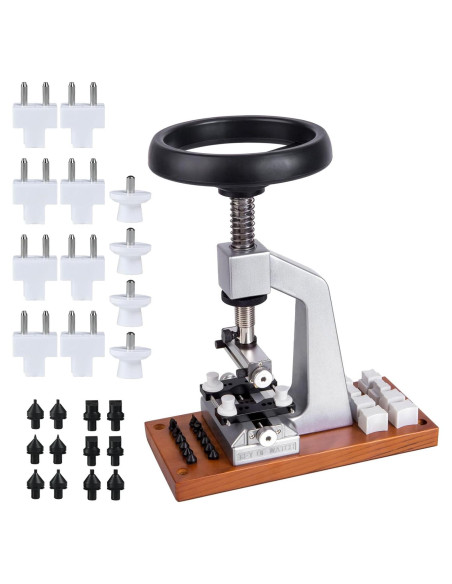 Abridor de Reloj Boaieirsa 5700 con 12 Mordazas y Base de Metal