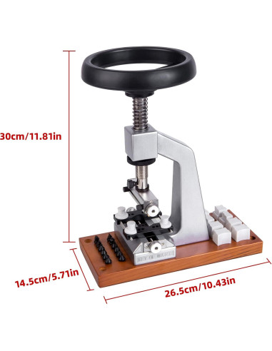 Abridor de Reloj Boaieirsa 5700 con 12 Mordazas y Base de Metal