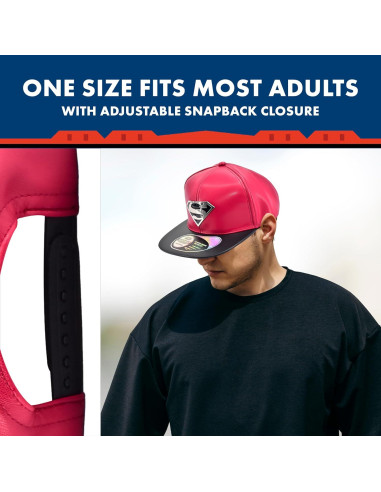 Gorra Snapback Superman DC Comics Unisex Ajustable Roja