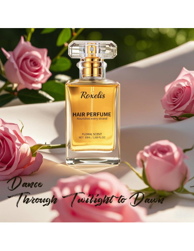 Bruma para Cabello Hidratante Floral 1.7 oz - Notas de Rosa y Canela