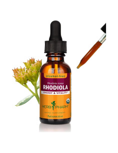 Extracto de raíz de Rhodiola Herb Pharm 29.57 ml sin alcohol