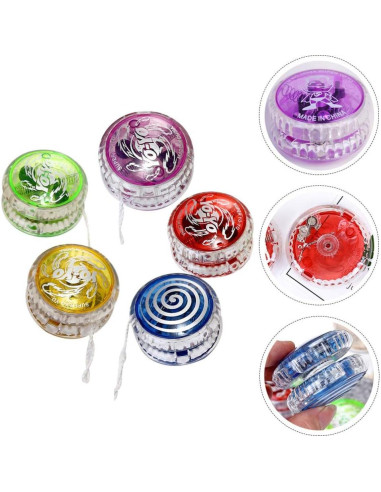 Yo-Yo Iluminado Profesional Amosfun 5 Piezas para Niños