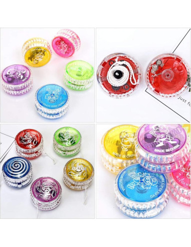 Yo-Yo Iluminado Profesional Amosfun 5 Piezas para Niños
