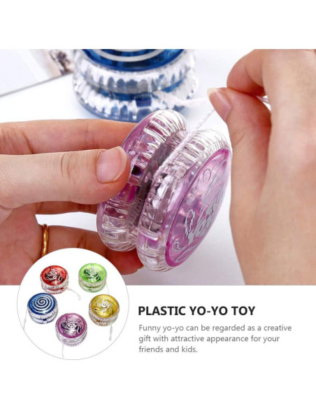 Yo-Yo Iluminado Profesional Amosfun 5 Piezas para Niños