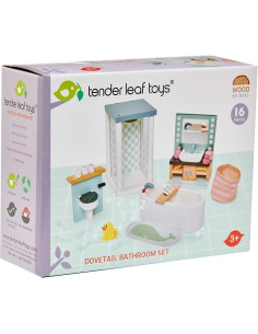 Conjunto de Baño Dovetail Tender Leaf Toys - Muebles Miniatura 2