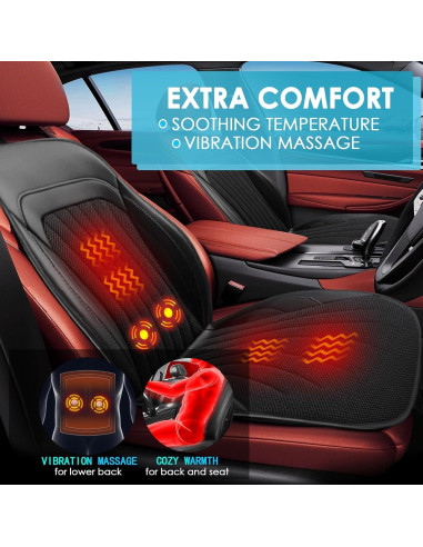 Cubierta de Asiento Frontal Universal LGNORA con Enfriamiento y Masaje