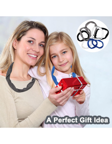 Collares Masticables Sensory 8 Piezas Tela de Toalla para Niños