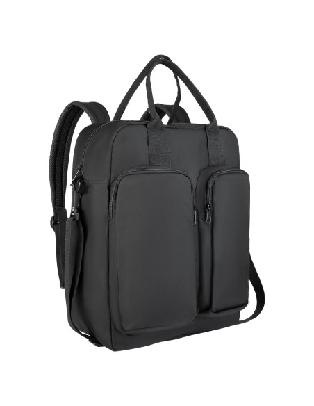 Mochila de viaje 40L para laptop 17" negra - Aprobada por TSA