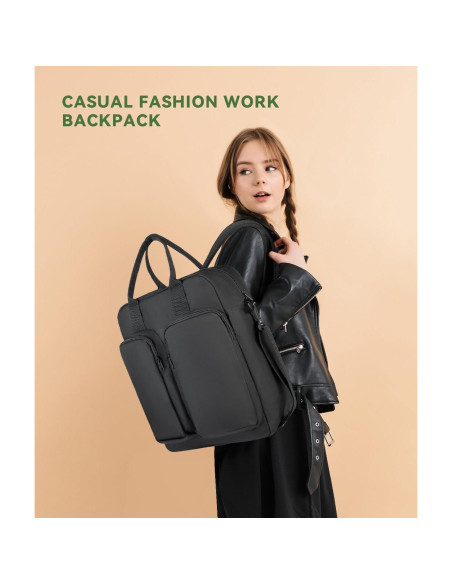 Mochila de viaje 40L para laptop 17" negra - Aprobada por TSA