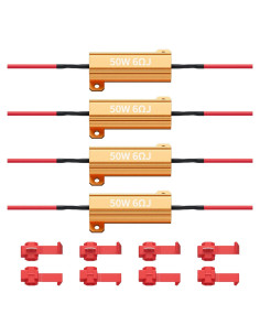 Kit 4 Resistencias de Carga 50W XMGHCK para LED 12V