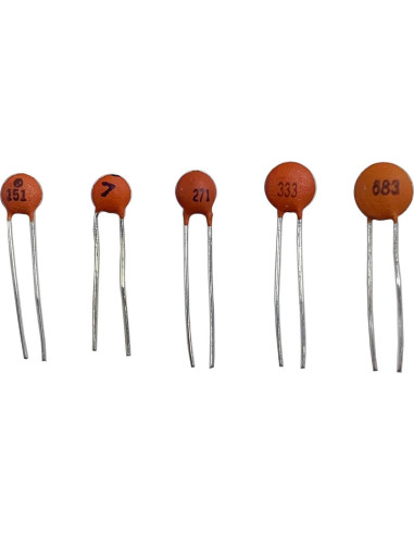 Kit de Capacitores Cerámicos MOKMMKIT 1680 Piezas 1pF-100nF 50V