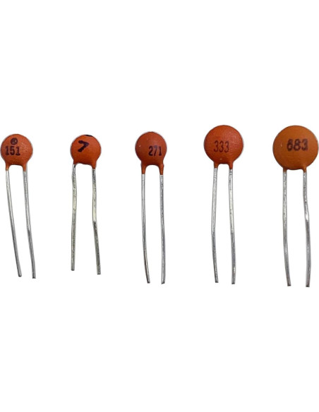 Kit de Capacitores Cerámicos MOKMMKIT 1680 Piezas 1pF-100nF 50V